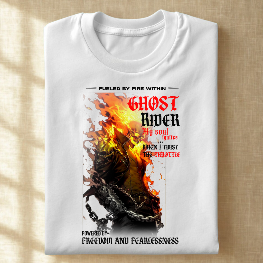 Ghost Rider Regular Black T-Shirt