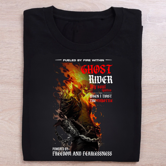 Ghost Rider Regular Black T-Shirt