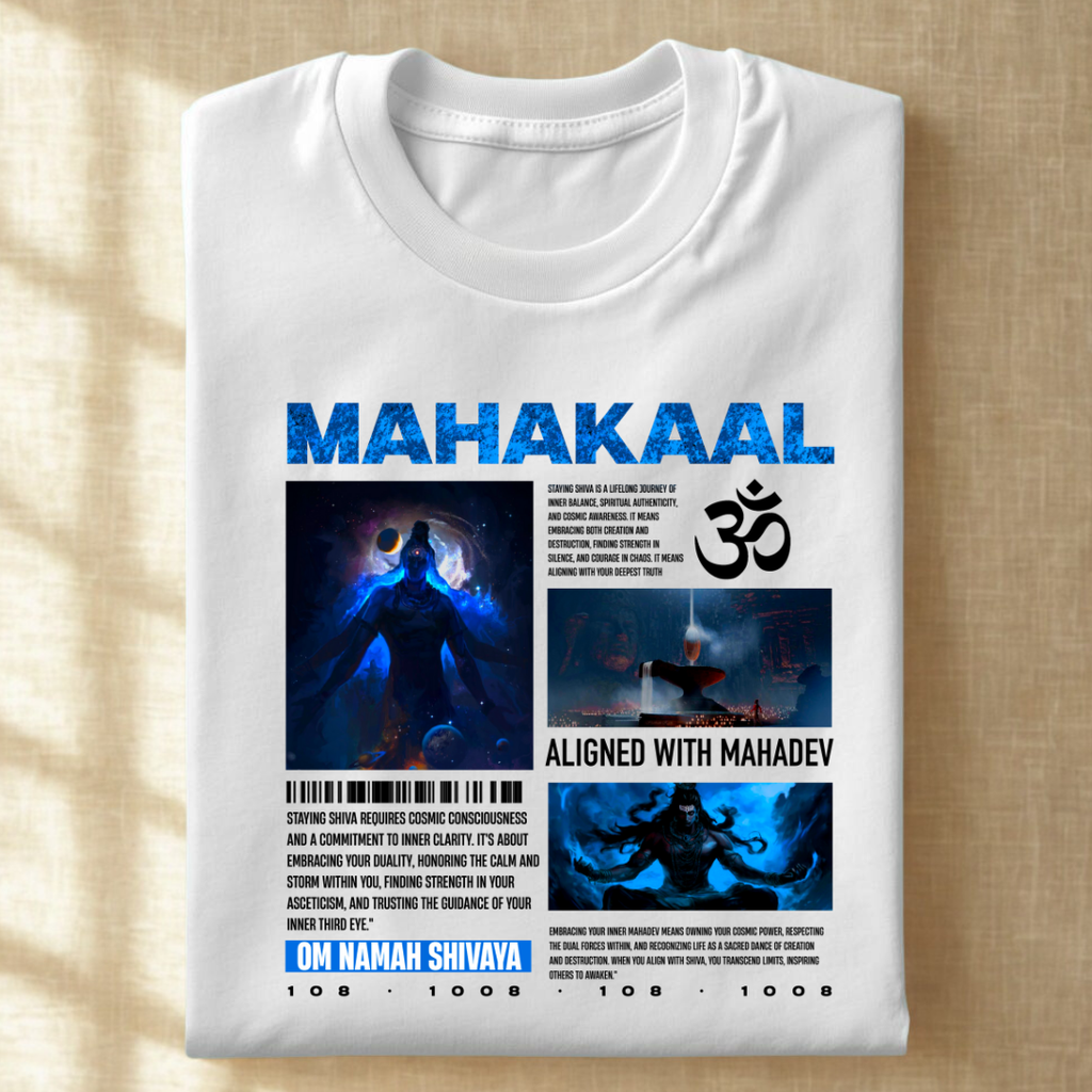 Mahakaal Black Regular T-Shirt