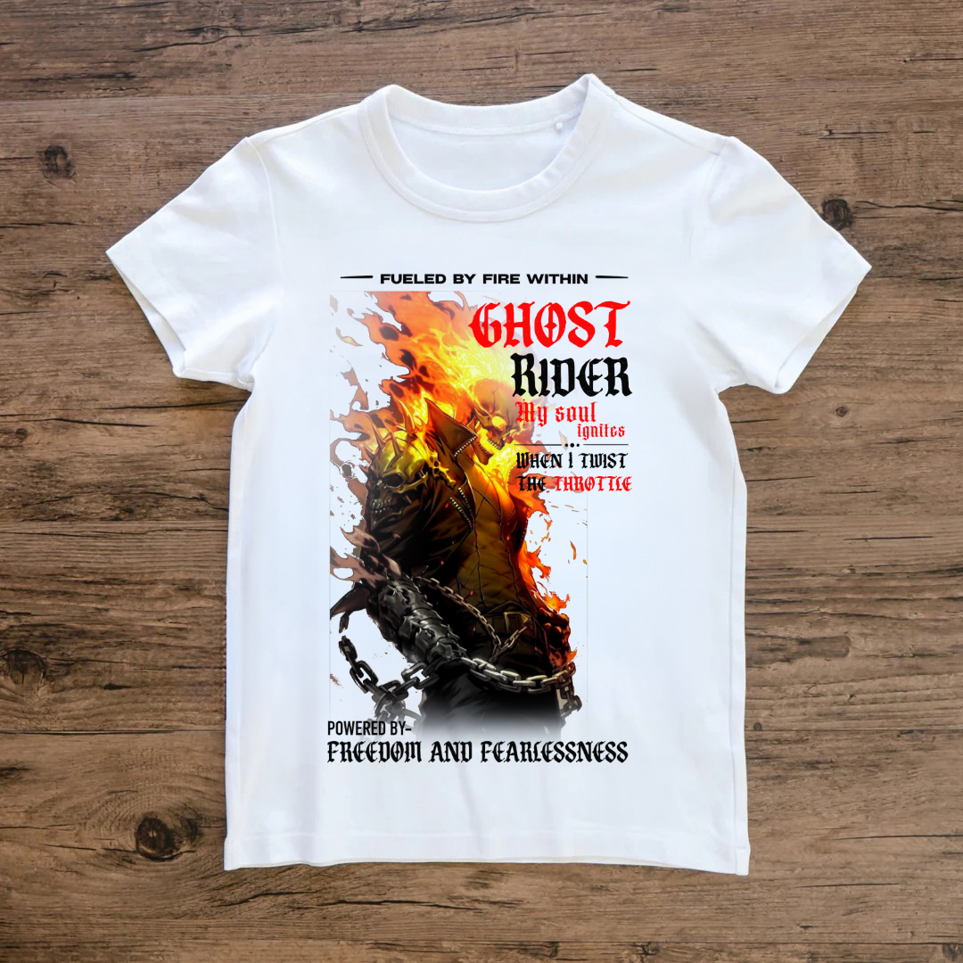 Ghost Rider Regular Black T-Shirt