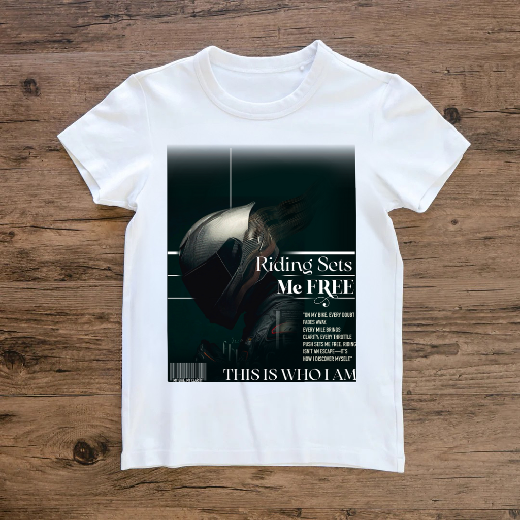 Riding Sets Me Free Regular T-Shirt